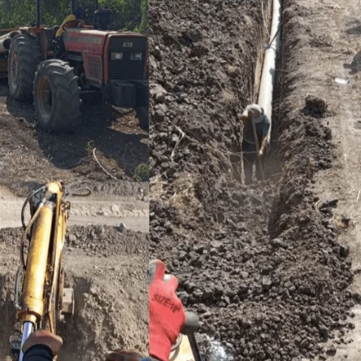 En Ureña continúa la instalación del colector de aguas servidas