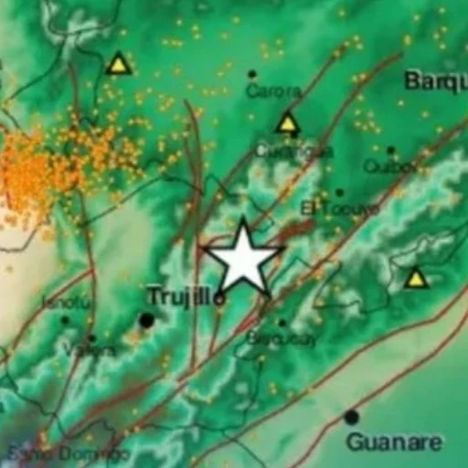 Funvisis reportó sismo de magnitud 4.4 con epicentro en Biscucuy, estado Portuguesa