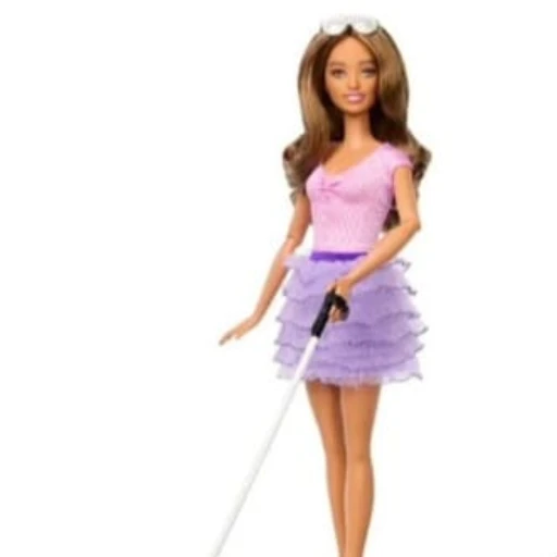 Presentan las primeras muñecas Barbie ciega y negra con síndrome de Down