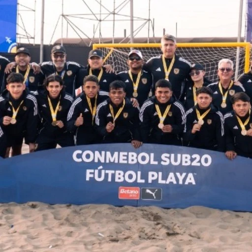 Venezuela logra un bronce histórico en el Sudamericano Sub-20 de Fútbol Playa