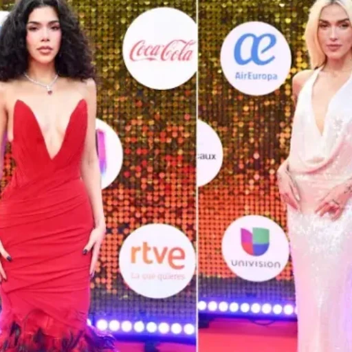 La alfombra roja de Premios Juventud se llena de color y sabor latino
