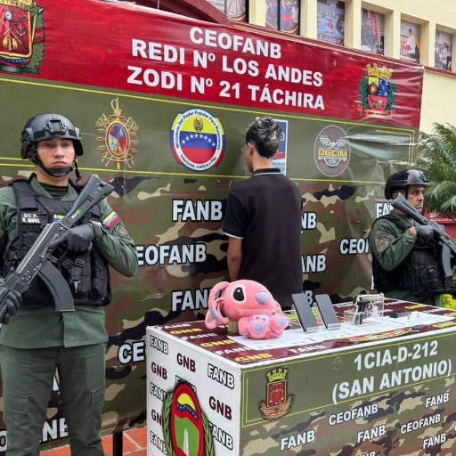 Detenido hombre que ocultaba arma de fuego en un peluche