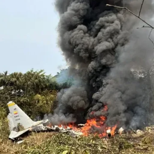 Aumenta a 66 cifra de fallecidos en el accidente de avión militar en Colombia