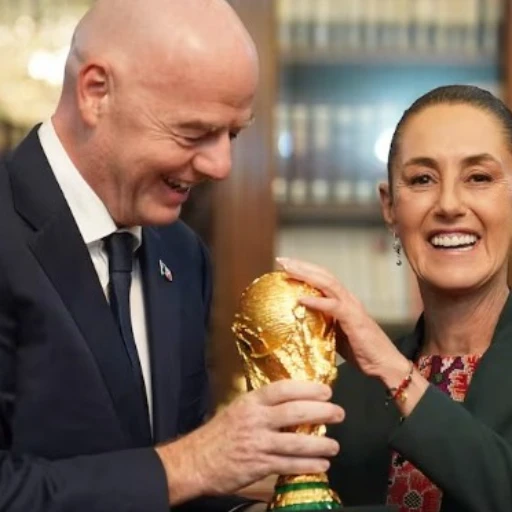 Presidenta de México sostendrá encuentro con Infantino el lunes para hablar del Mundial