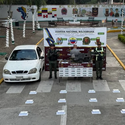 Incautados 20  kilos de cocaína en dos procedimientos en San Antonio del Táchira